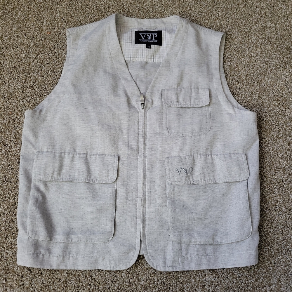 Vintage VIP Playboy Collections Multi pocket Tactical Vest